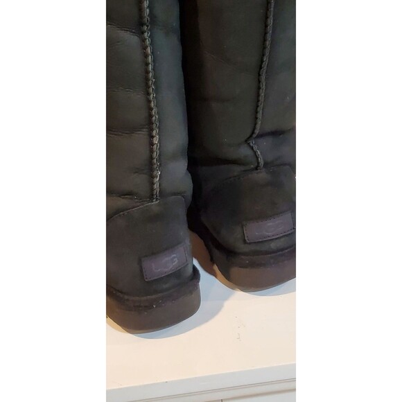 UGG Women's Classic Tall II Boot BLACK SIZE 7 - Picture 4 of 7